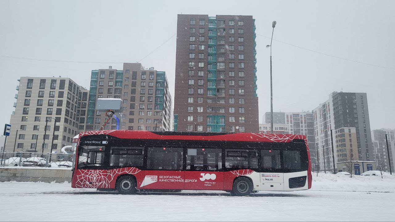 Пермские электробусы за год перевезли более 4 млн пассажиров