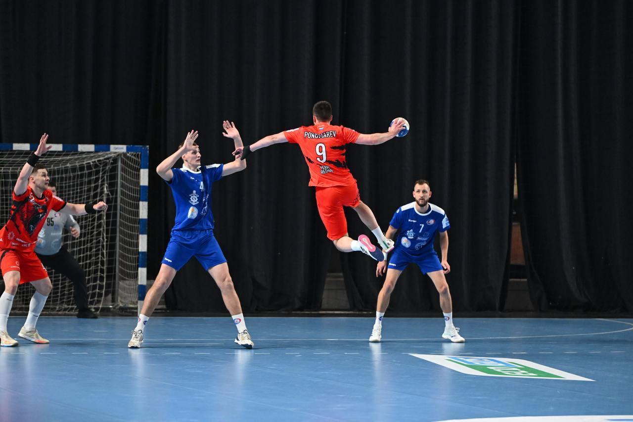 Гандболисты «Пермских медведей» одержали победу над белорусским ГК «Машека»