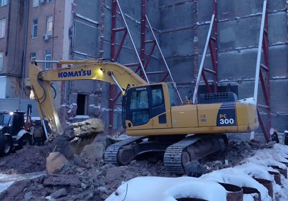 В Перми завершён снос части здания бывшего ВКИУ
