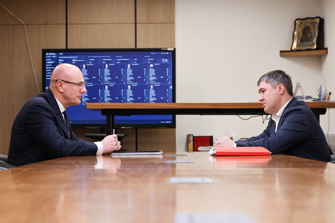 Вице-премьер Правительства РФ и Дмитрий Махонин обсудили развитие науки, образования и молодёжной политики