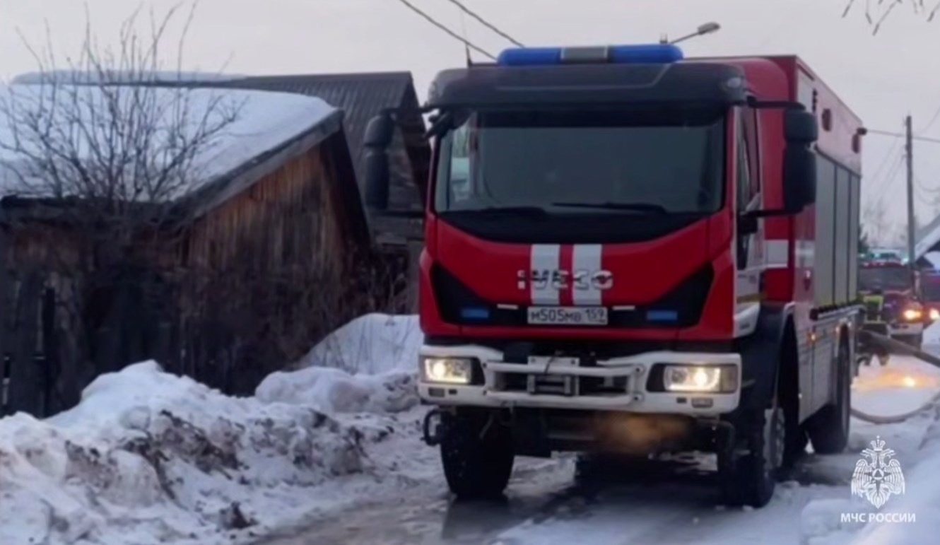 На пожаре в жилом доме Перми погибли четыре человека