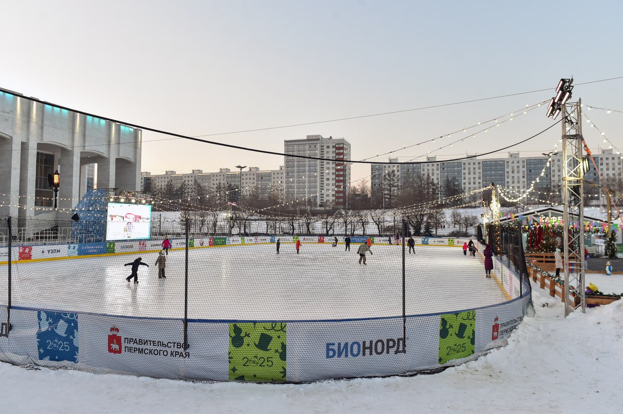 Власти назвали планируемую дату открытия катка у Театра-Театра в Перми