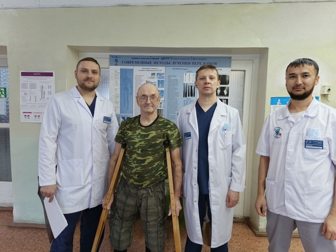 В Соликамске впервые установили эндопротез бесцементной фиксации пациенту с коксартрозом