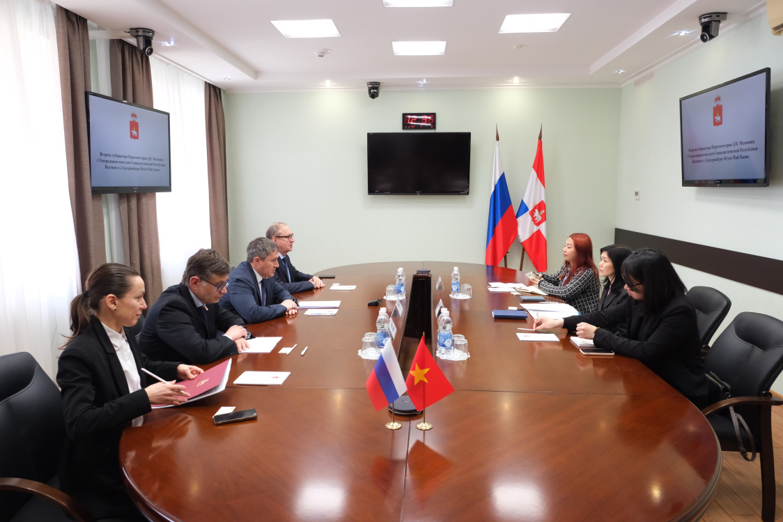 Пермский край обсудил возможности сотрудничества с Вьетнамом