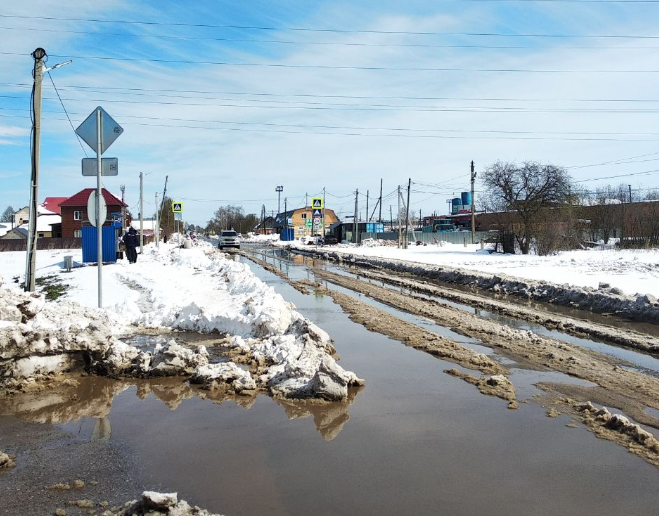 После обильного снегопада в Пермский край пришло наводнение
