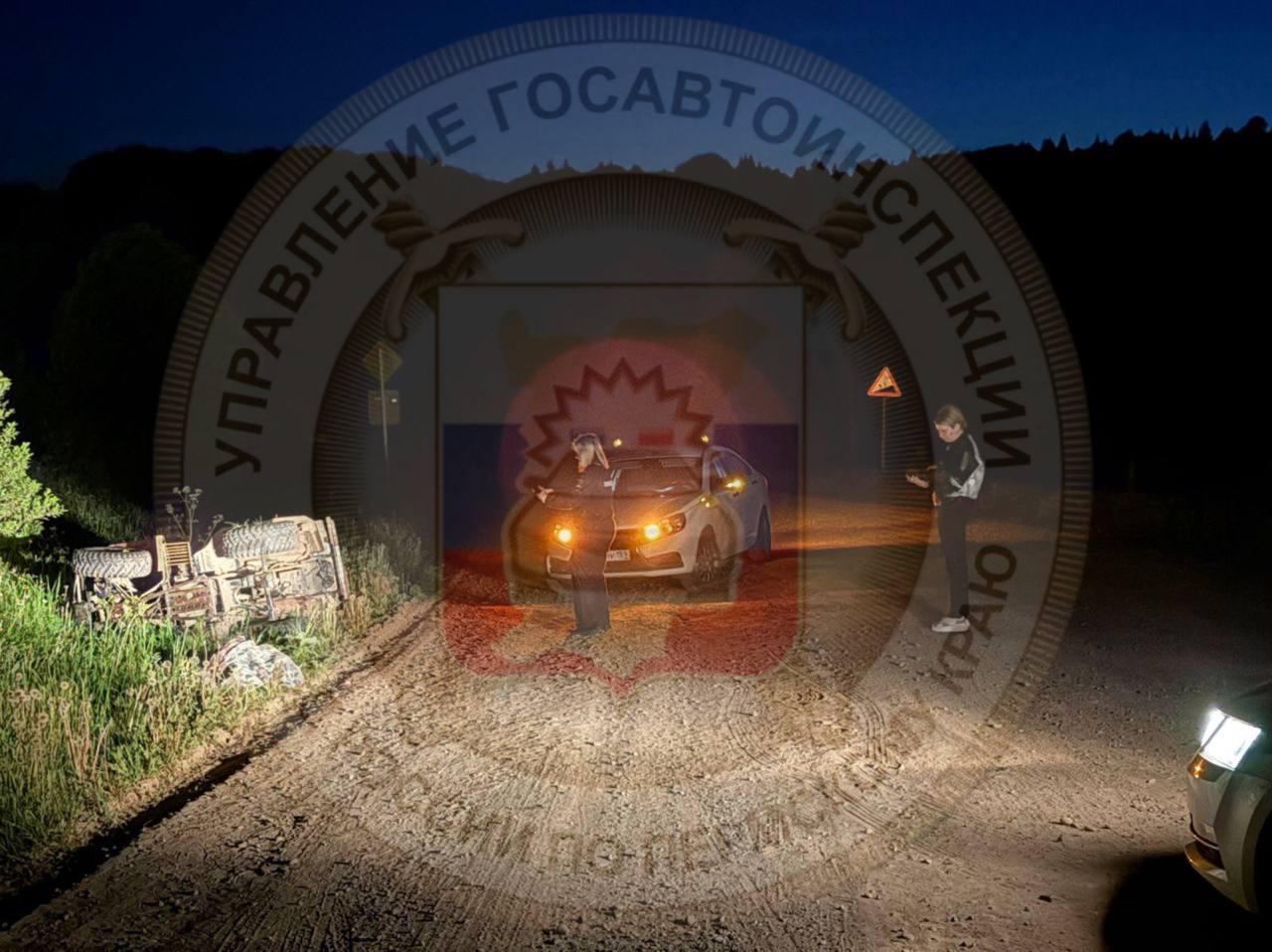 <div>На юге Пермского края в аварии погиб водитель квадроцикла</div>
