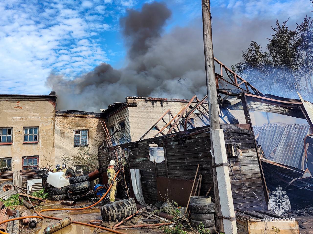 В Прикамье произошёл крупный пожар площадью 580 «квадратов»