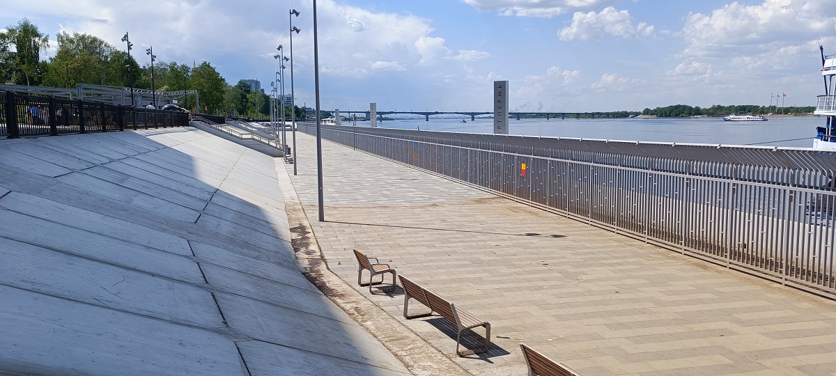 «Бионорд Шампунь» оперативно очистил набережную Камы после паводка