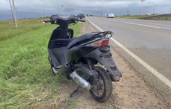 В Пермском крае под Куедой погиб водитель скутера