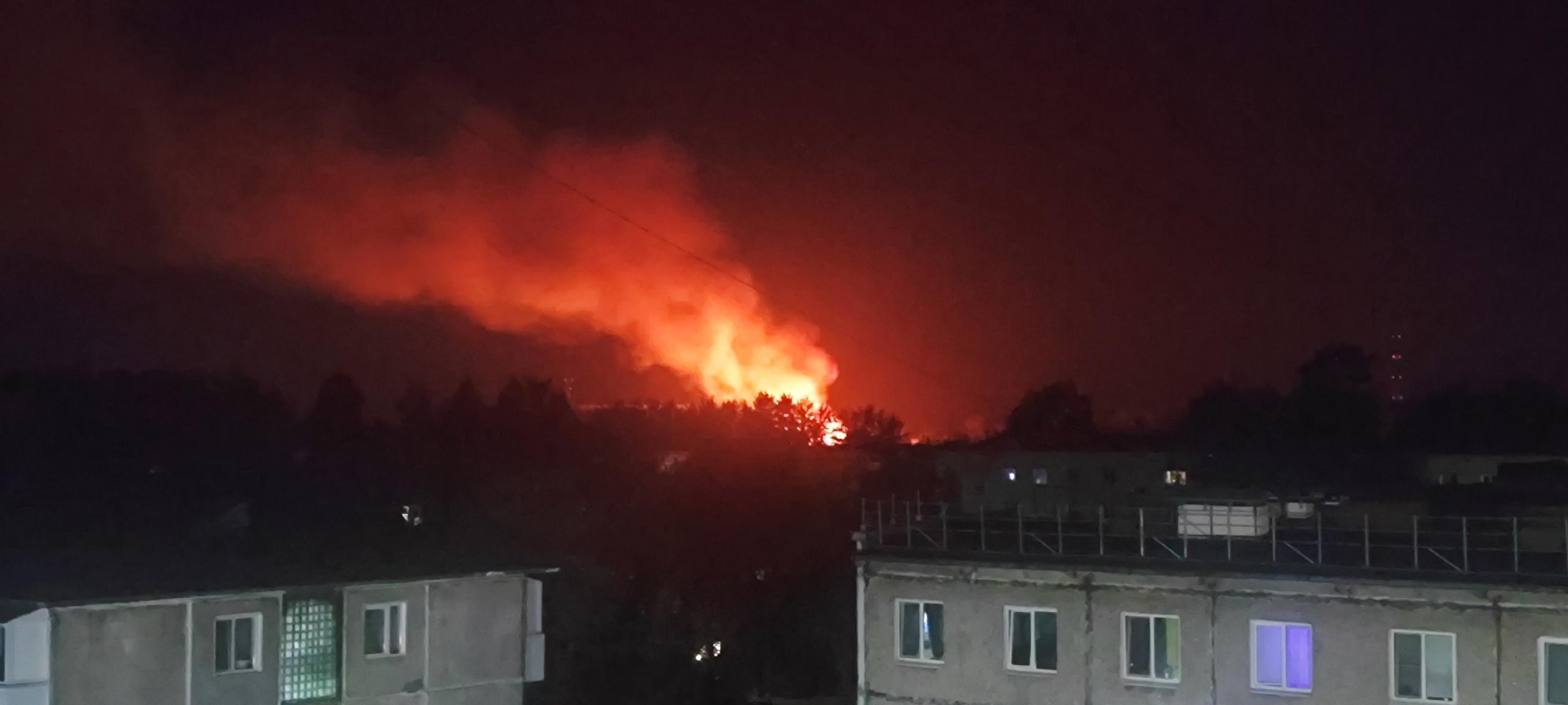 В Перми сгорели два аварийных дома 