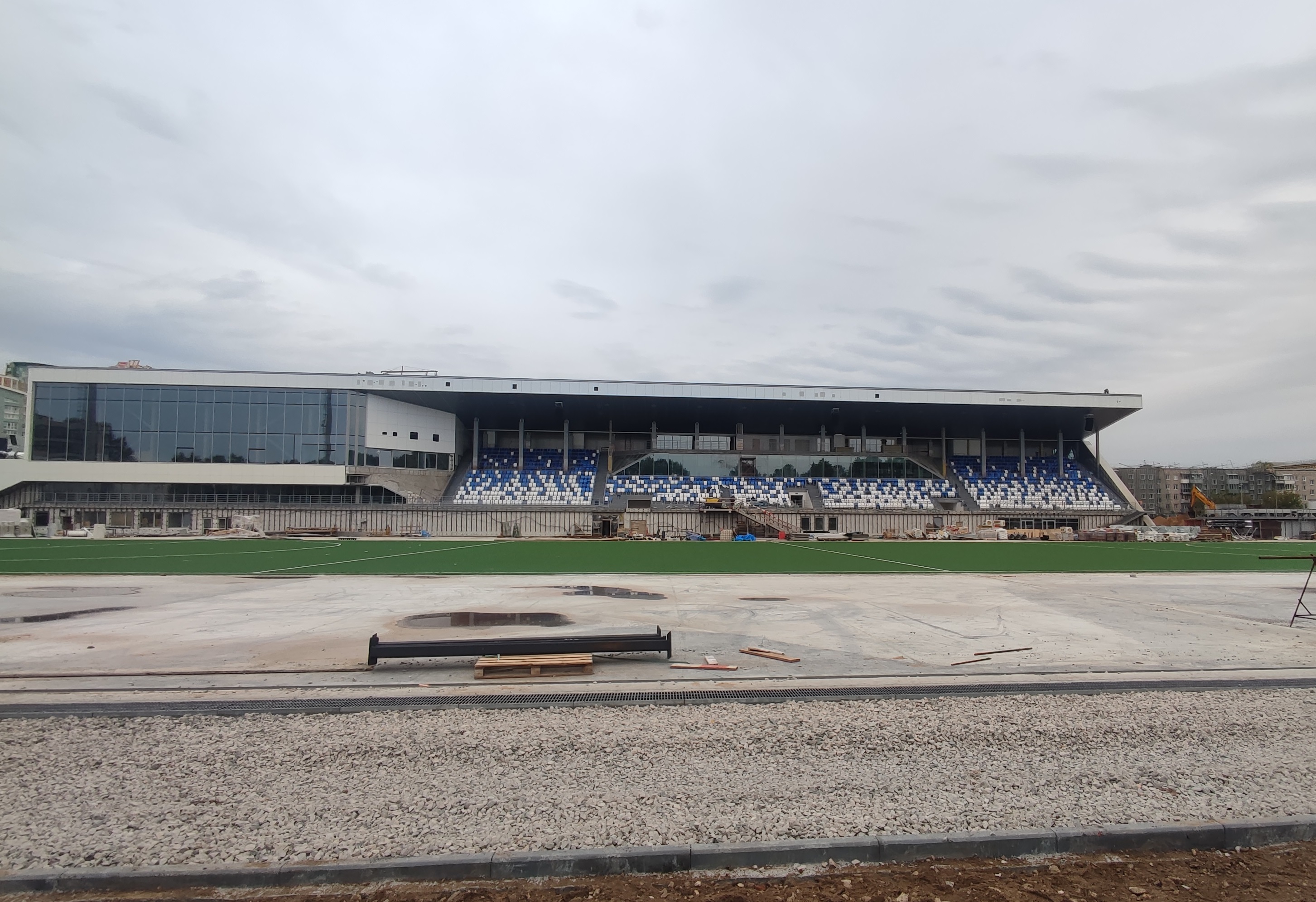 Реконструкция стадиона «Юность» в Перми находится на завершающей стадии
