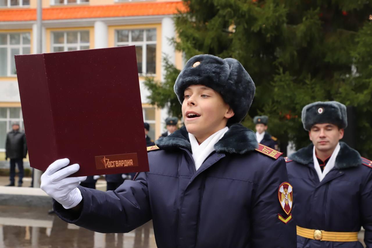 Учащиеся Пермского президентского кадетского училища принесли клятву