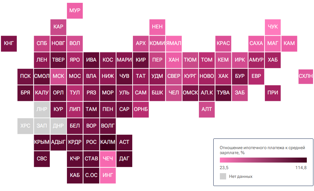 Пермский край потерял шесть строчек в рейтинге регионов по доступности ипотеки