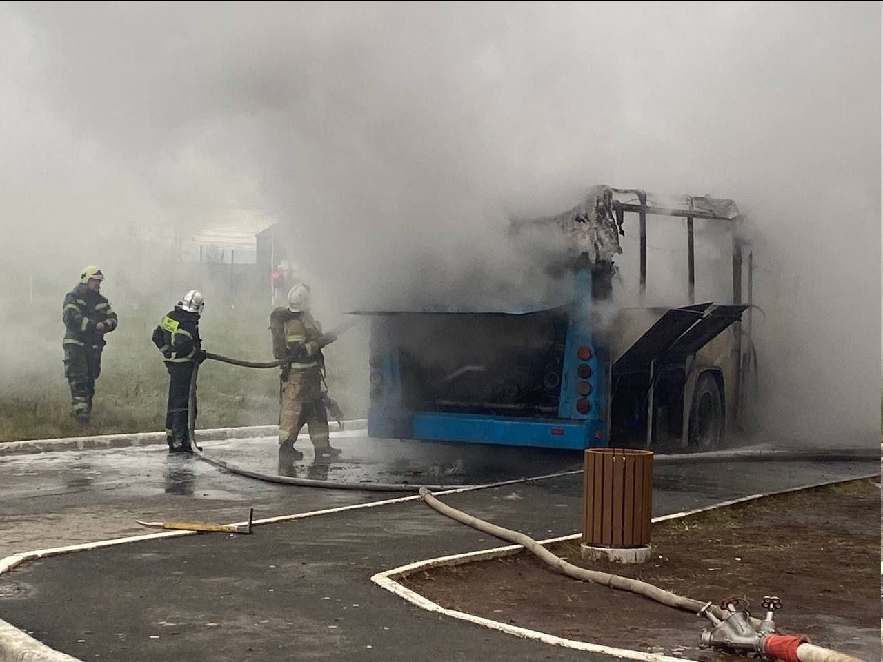 Прокуратура Пермского района проверит возгорание школьного автобуса во Фролах