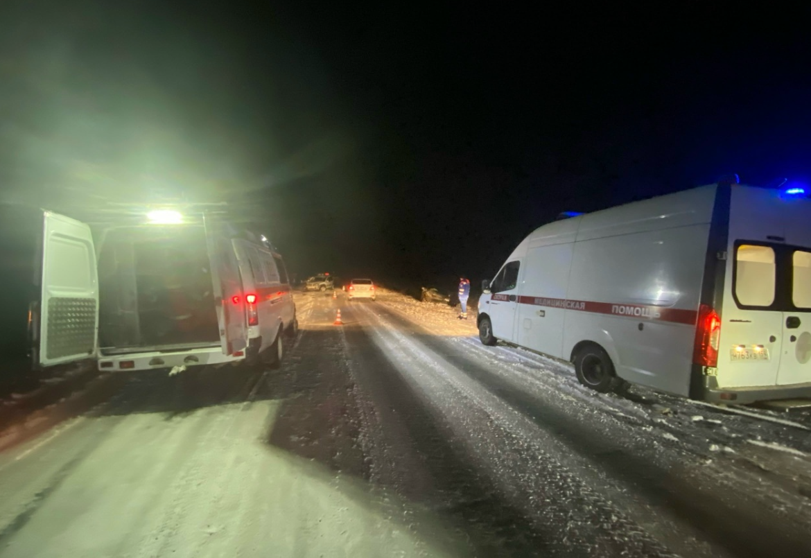 В Прикамье три человека пострадали в аварии под Кунгуром