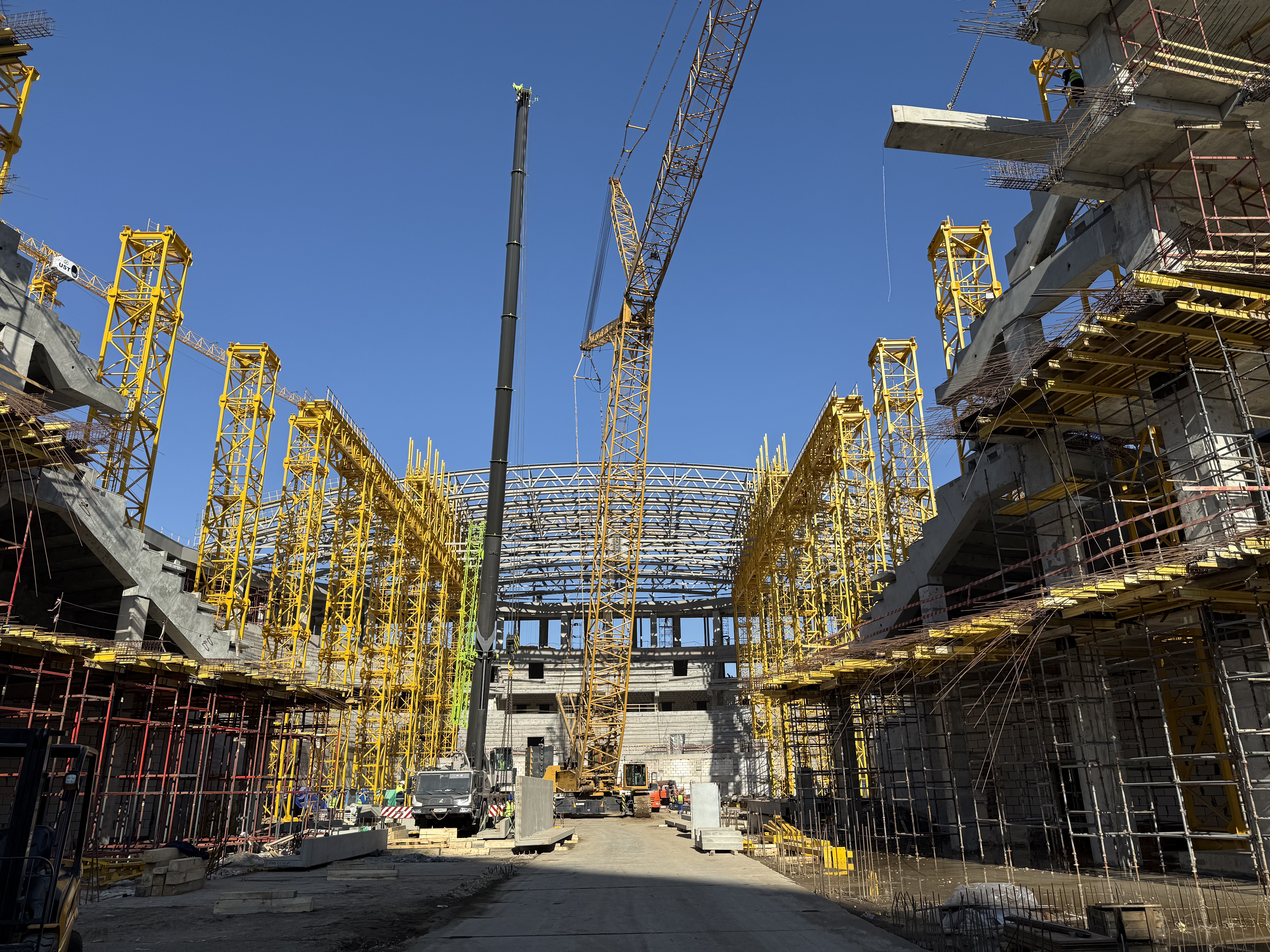 Готовность «Пермь-Арены» составляет 25%