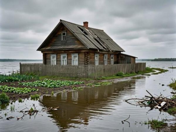 Паводковые воды отступили от 61 жилого дома в Пермском крае